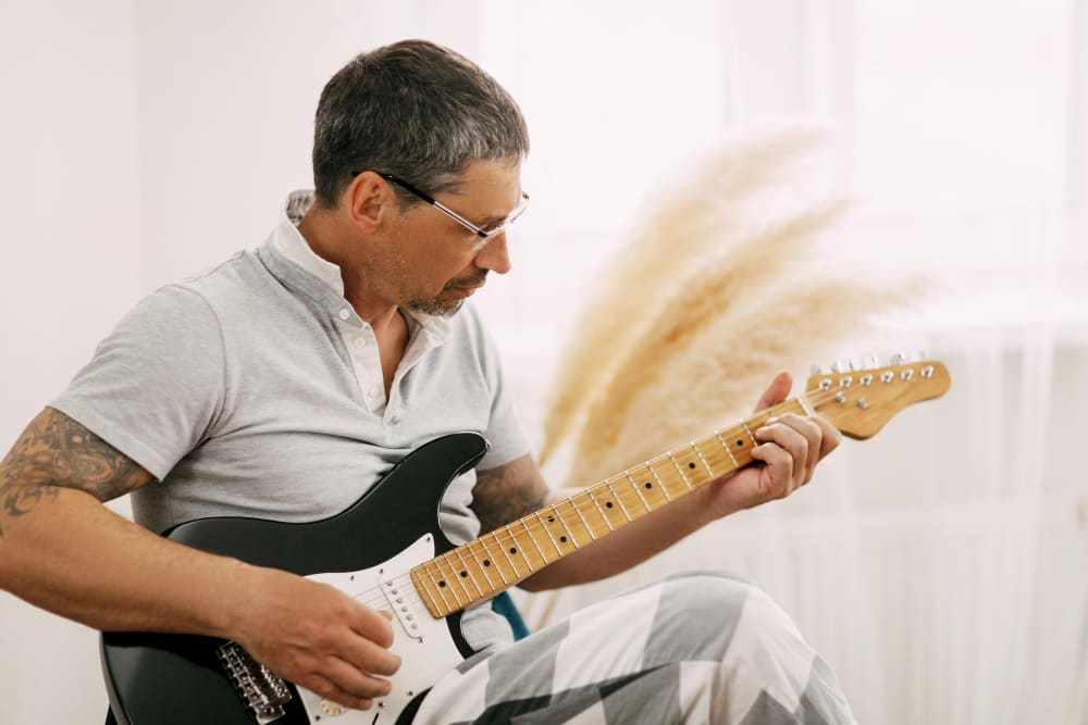 Aprendiendo guitarra eléctrica